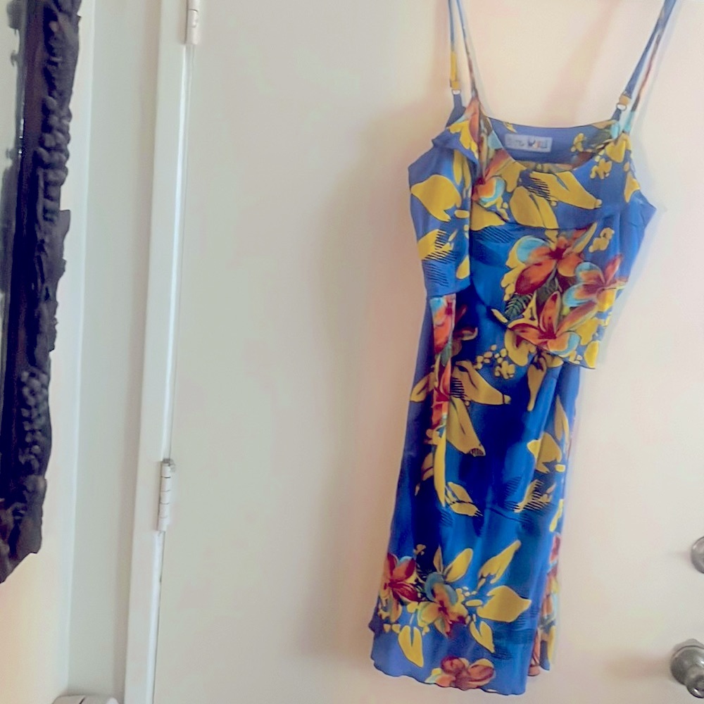 Jams World Vintage slip dress. Adjustable straps.  Cut on the bias. L-XL